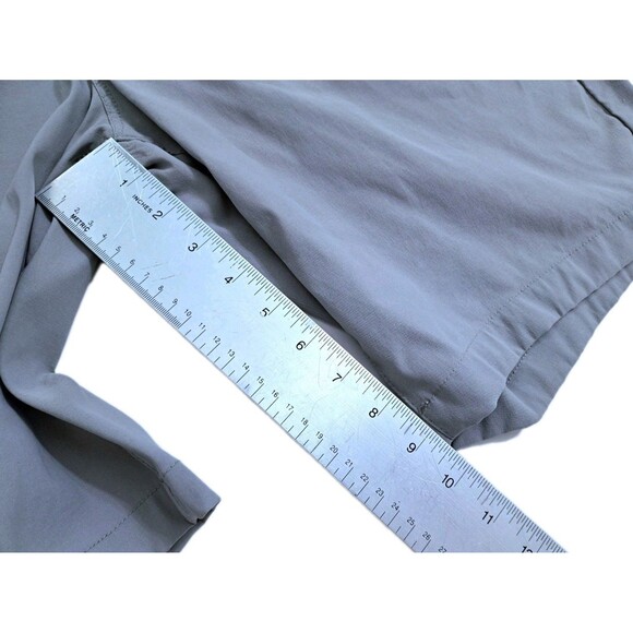 Weatherproof Vintage Men's 40 Cargo Zip Pocket Nylon Stretch Gray Shorts Trail - Picture 8 of 9